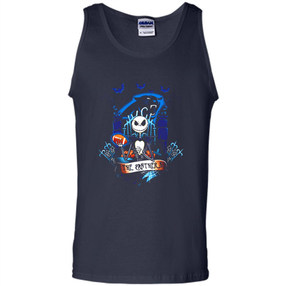 Carolina Panthers Halloween The Nightmare Before Christmas - Tank Top
