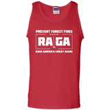 Prevent Forest Fires Rake America Great Again Shirt PINGPONG - Tank Top