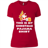 This is My Christmas Pajama Shirt - Santa Bear Tree Gift Tee