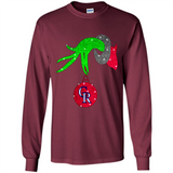 GRINCH HAND HOLDING COLORADO ROCKIES GLITTER CHRISTMAS PINGPONG