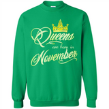 Queens Are Born In November Golden T-Shirt