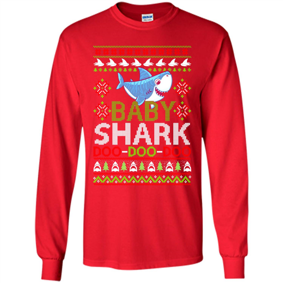 Baby shark Doo Doo Doo Christmas - Long Sleeve T-Shirt