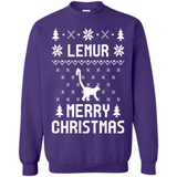 Vintage Tee For Women Men Graphic Shirts Lemur Ugly Christmas Sweater - Sweatshirt