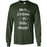 Merry Christmas Ya Filthy Muggle Christmas Sweatshirt PINGPONG