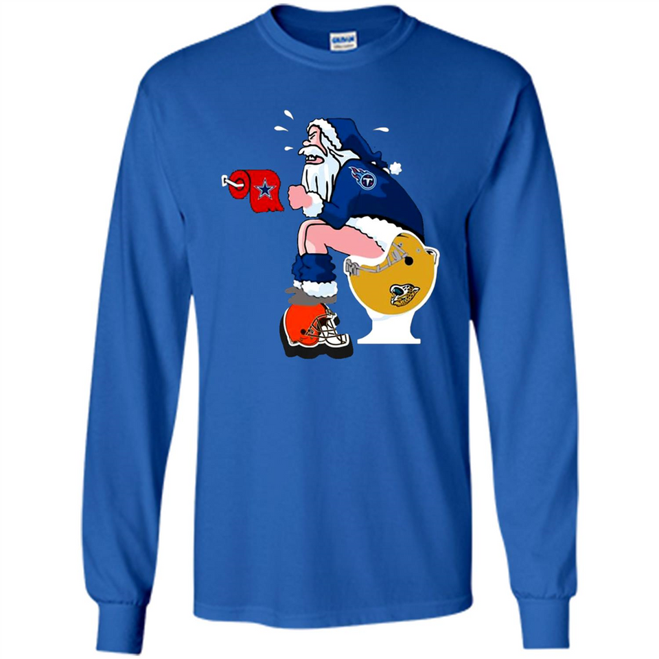 Tennessee Titans Santa Claus Toilet