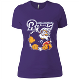 Grumpy Santa Claus Los Angeles Rams Football Team PINGPONG