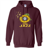 Utah Jazz Basketball Sunflower