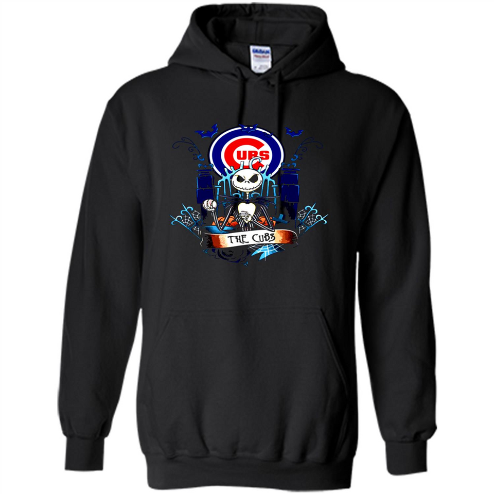 Chicago Cubs Halloween The Nightmare Before Christmas - Hoodie