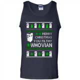 Merry Christmas You Filthy Whovian ugly sweater PINGPONG