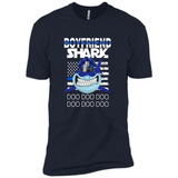 Police boyfriend Shark Blue Line Tee