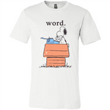 Snoopy Word - Canvas Unisex T-Shirt