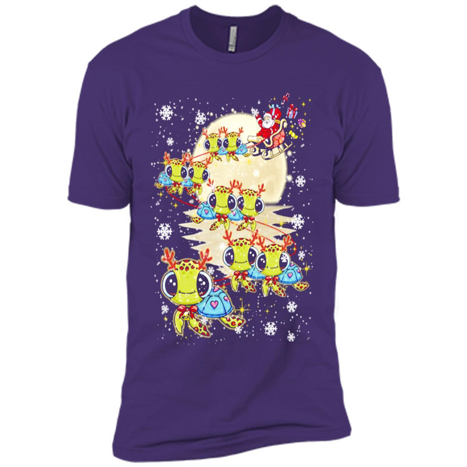 Turtles Merry Christmas - Turtles - Premium Short Sleeve T-Shirt