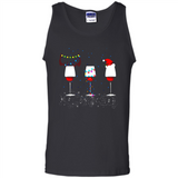 Christmas Red Wine Funny Merry Xmas Sweatshirt - Tank Top