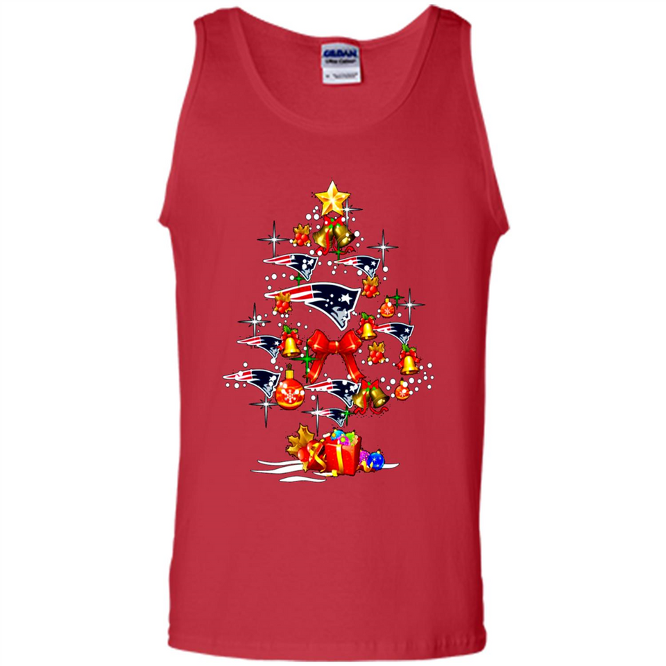 New England Patriots Christmas Tree sweater PINGPONG