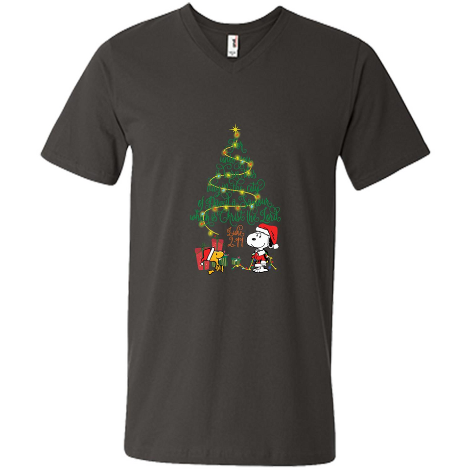 Snoopy-Woodstock-Christmas-tree-for-unto-you-is-born-this-day