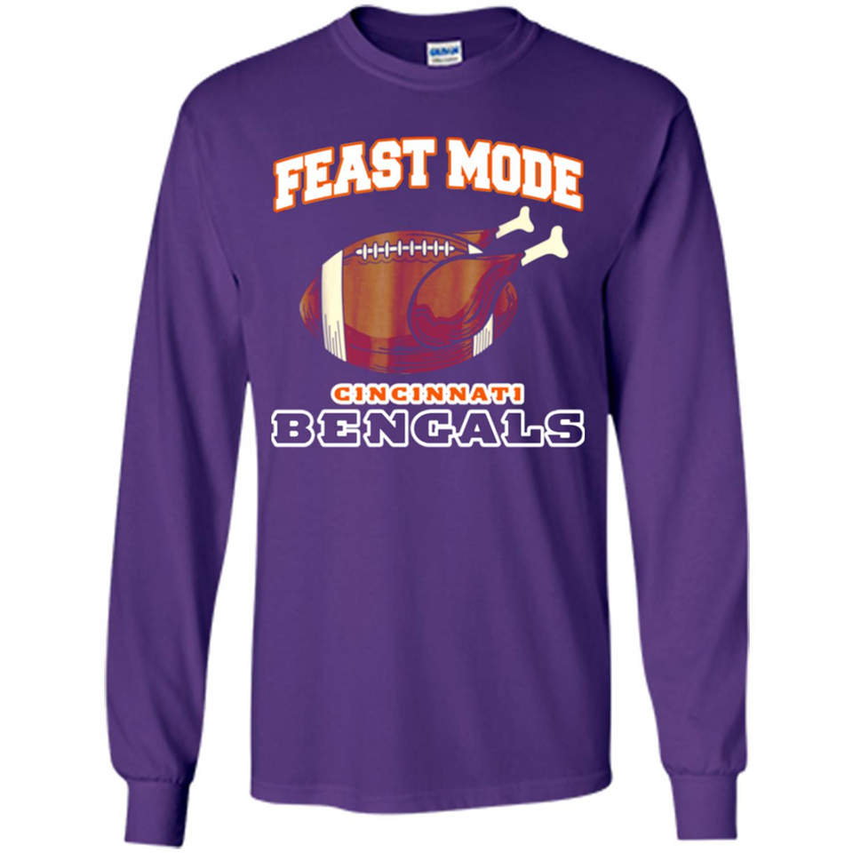 Feast Mode Bengals Shirt - Cincinnati Turkey Thanksgiving