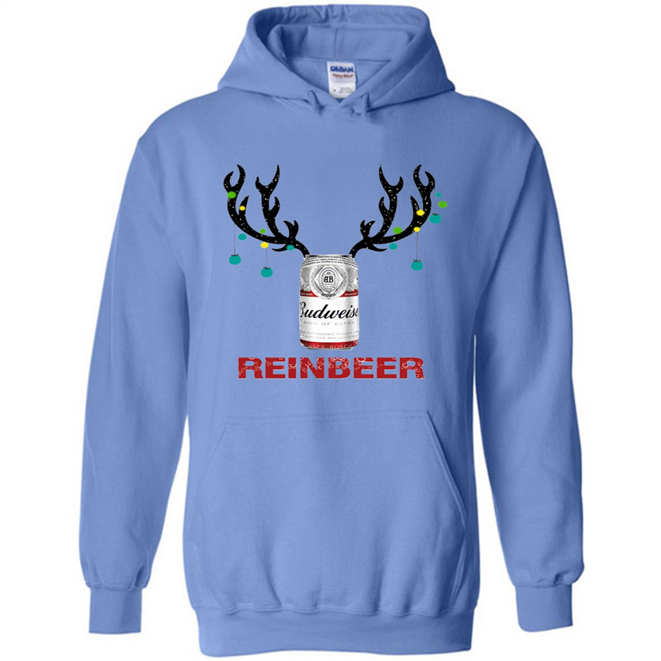 Budweiser Reinbeer Funny Beer Reindeer Christmas Sweatshirt - Hoodie
