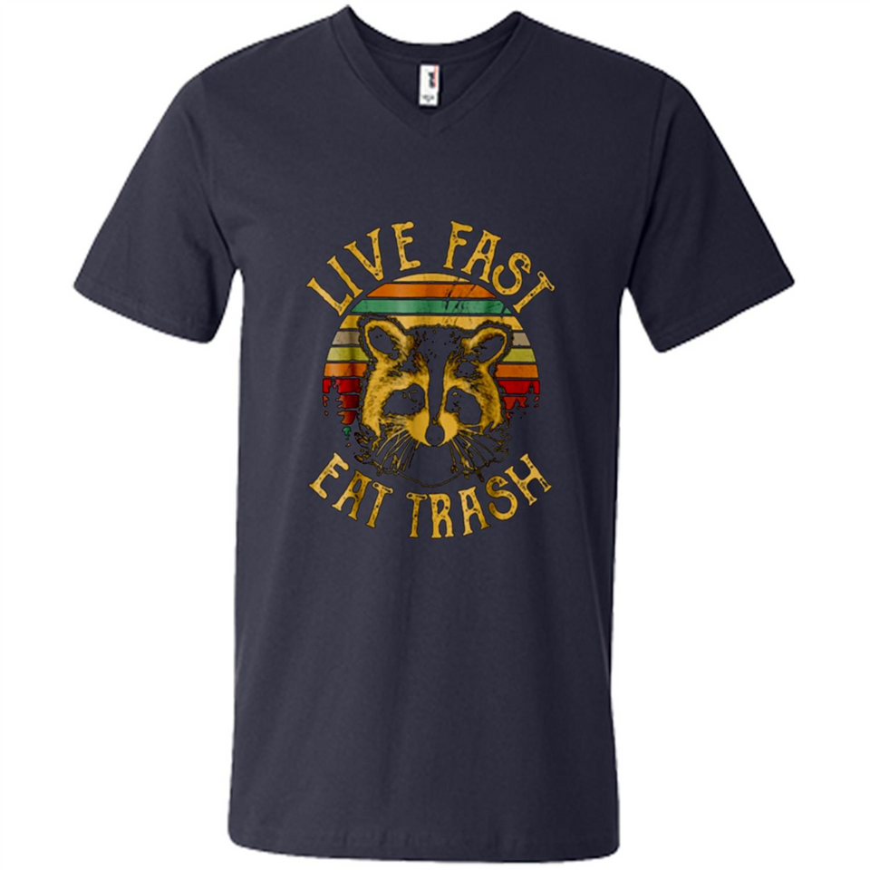Live fast eat trash bear vintage camping PINGPONG
