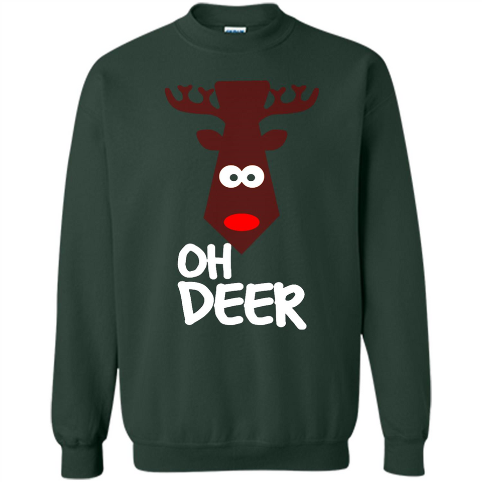 Oh Deer Christmas Reindeer Black mugs PINGPONG - Sweatshirt