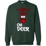 Oh Deer Christmas Reindeer Black mugs PINGPONG - Sweatshirt
