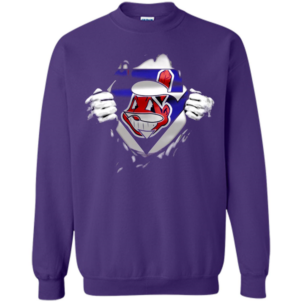 Cleveland Indians And Superman Fans - Sweatshirt