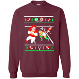 Santa vs Deer Football Ugly Christmas PINGPONG