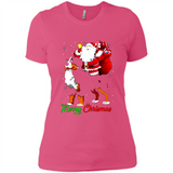 Merry Christmas Santa Claus With Big Dog sweater PINGPONG