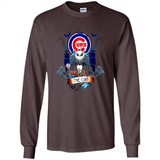 Chicago Cubs Halloween The Nightmare Before Christmas - Long Sleeve T-Shirt