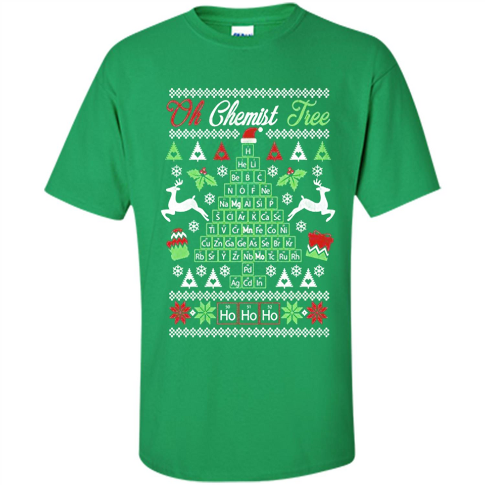 Chemist Tree Shirt Oh Chemistry Tree Ugly Christmas - Shirt