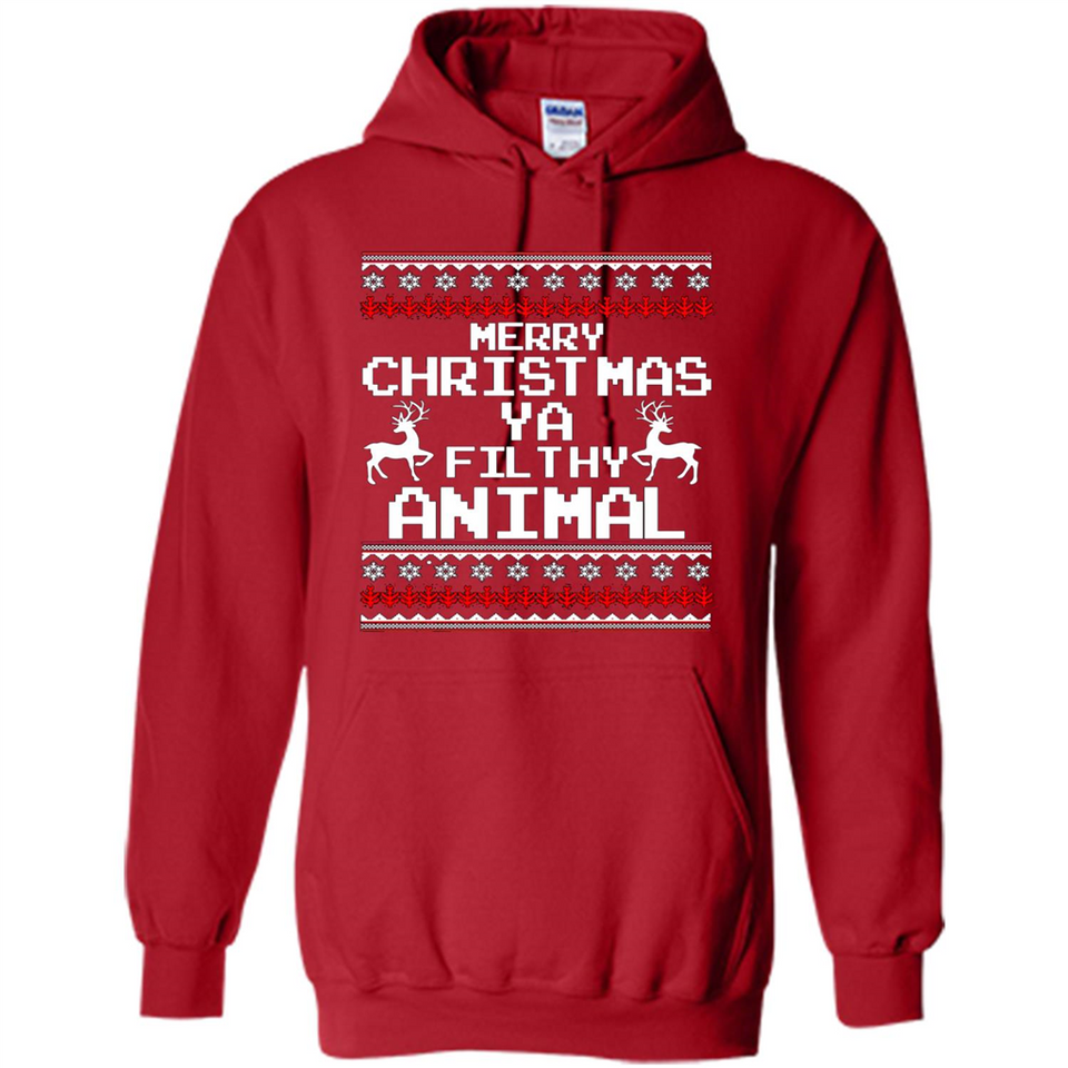 Merry Christmas ya filthy animal ulgy sweater PINGPONG