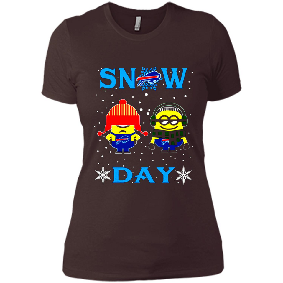 Snow Day Shirt For Buffalo Bills Vs Minion Fans pingpong
