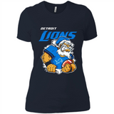 Grumpy Santa Claus Detroit Lions Football Team PINGPONG