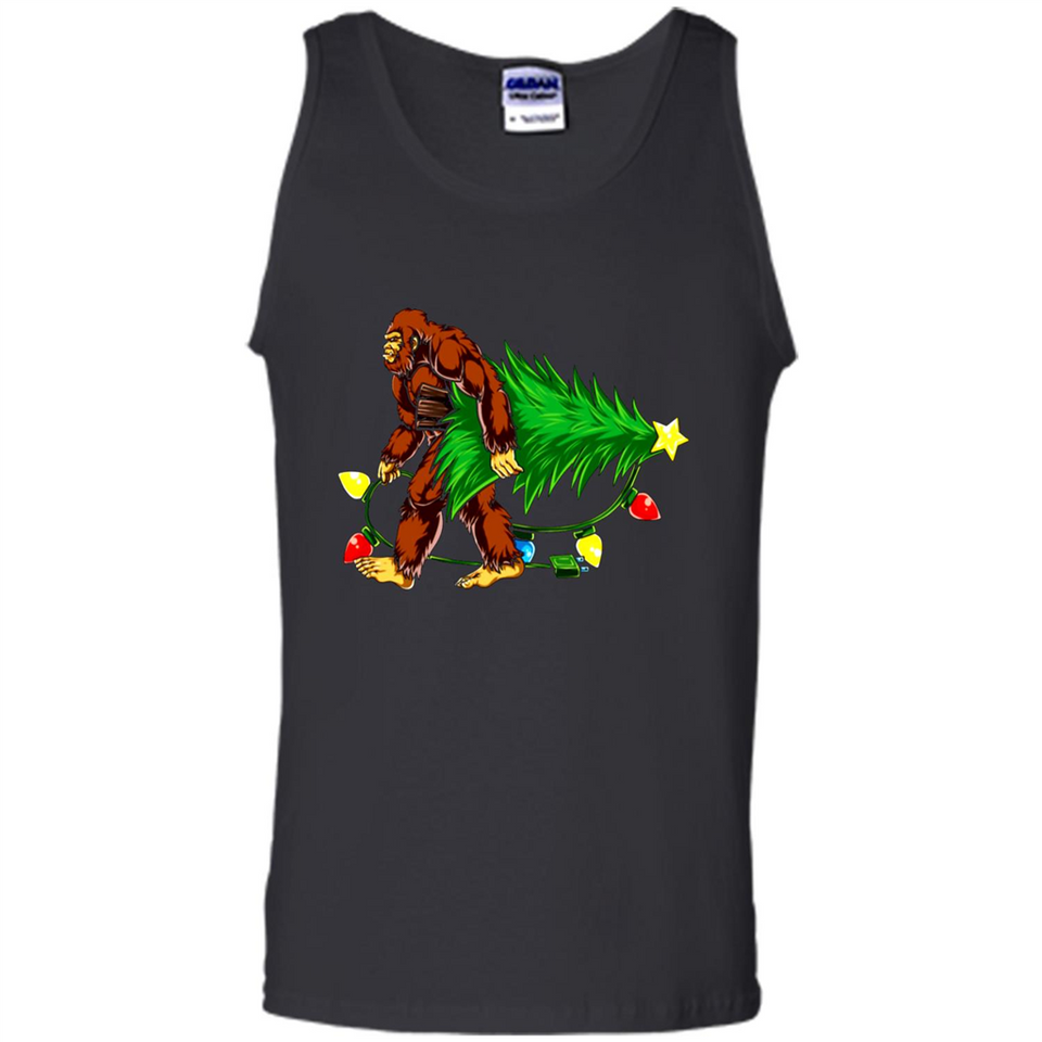 Hugging Christmas Tree Bigfoot PING PONG