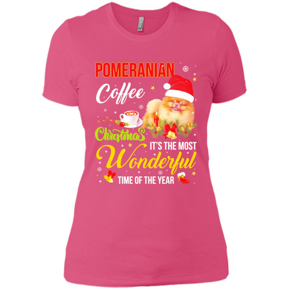 Pomeranian Coffee Wonderful Christmas