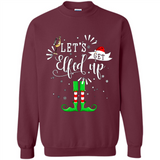 Let's Get Elfed Up Funny Drinking Wine Christmas Elf PINGPONG