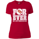 UCF Knights Forever For ever not just when we win - Ladies' Boyfriend T-Shirt