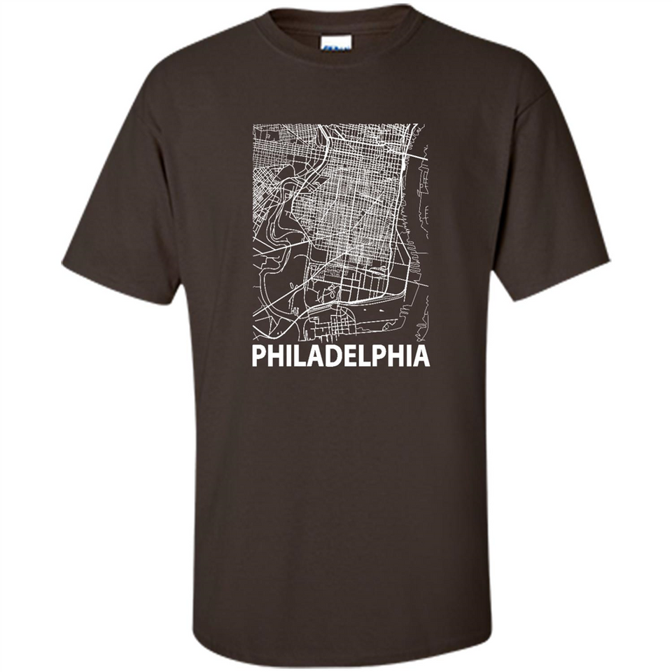 Philadelphia Pennsylvania City Map Souvenir