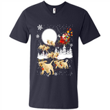 Christmas Santa Golden Retriever Sleigh For Labrador Retriever