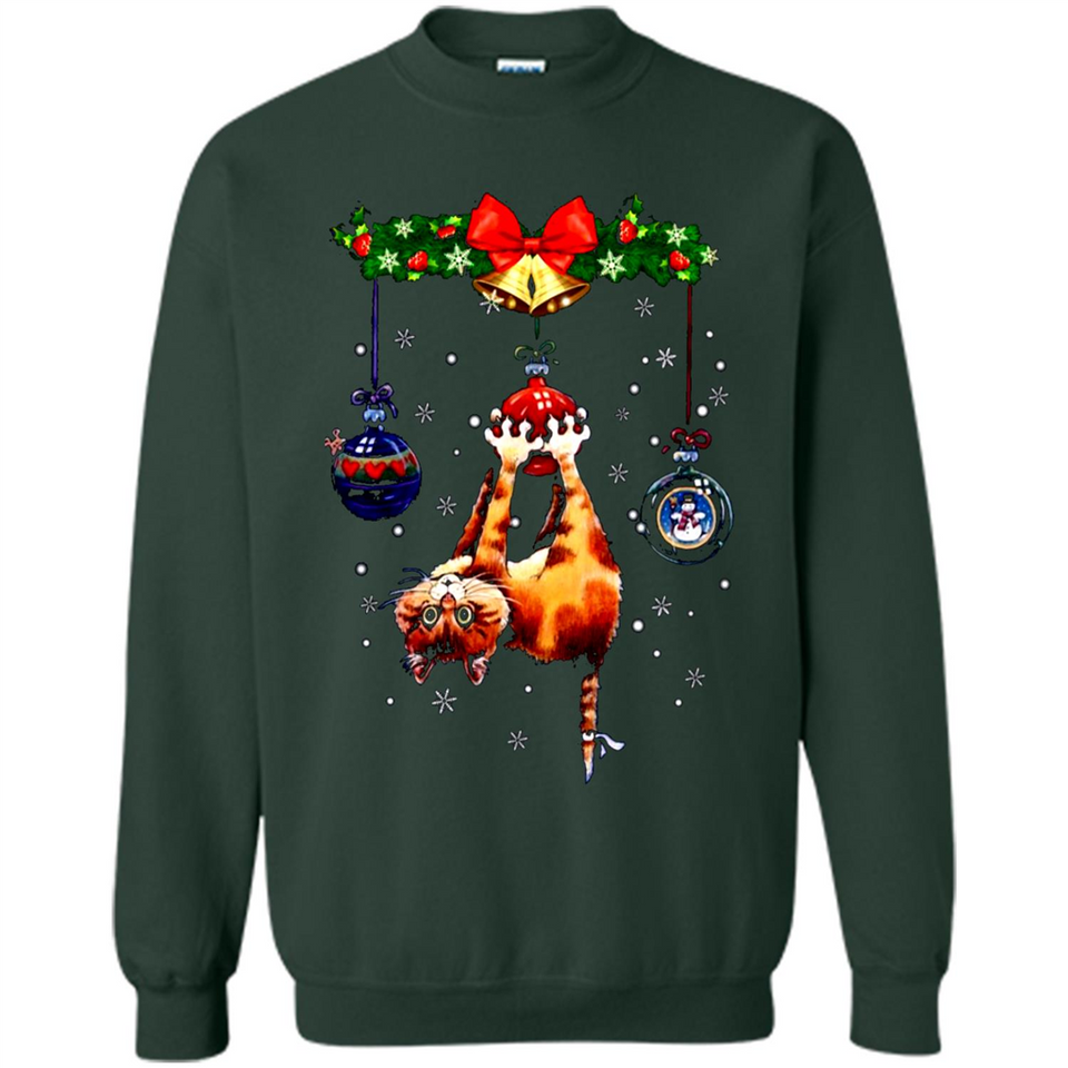 Merry Christmas Funny Cat Christmas sweater, sweater PINGPONG