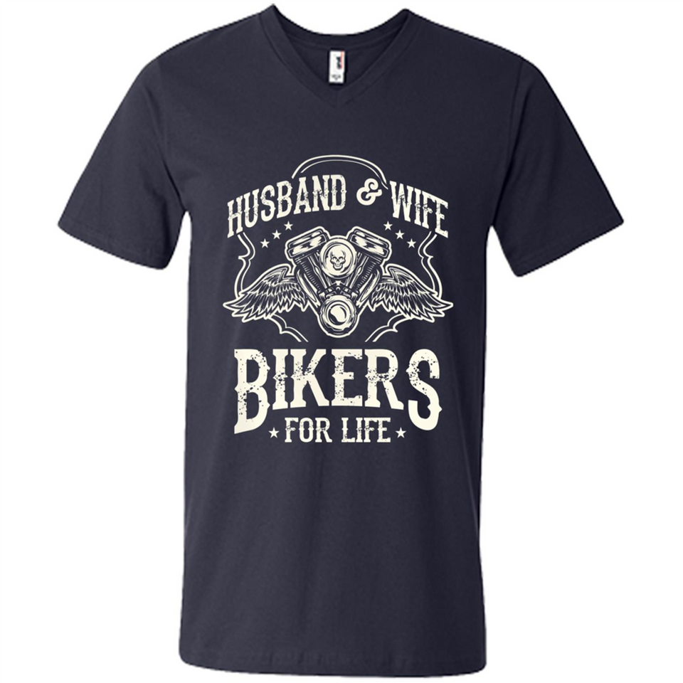 Husband & Wife Biker For Life Couple