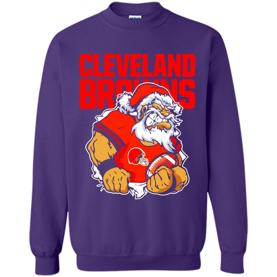 Grumpy Santa Claus Cleveland Browns Football Team PINGPONG
