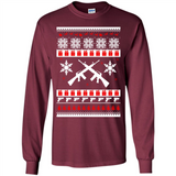 Rifle I Want Rifle Guns For Christmas ugly - Long Sleeve T-Shirt