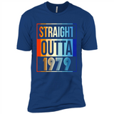 Retro Straight Outta 1979 39 Years Old - Premium Short Sleeve T-Shirt