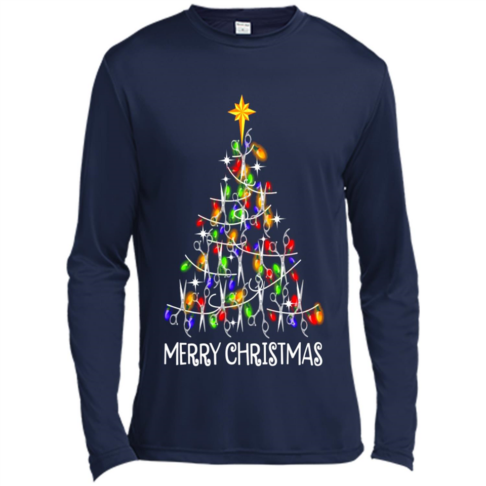 Hairstylist Merry Christmas Hairstylist Scissors Christmas Tree PING PONG