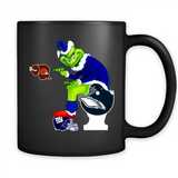 New York Giants Toilet Grinch Santa Claus Football Fan PINGPONG