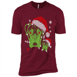 Boxer Dog diamond Christmas - Premium Short Sleeve T-Shirt