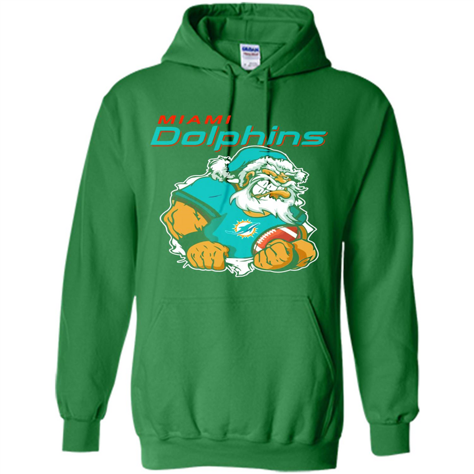 Grumpy Santa Claus Miami Dolphins Football Team PINGPONG