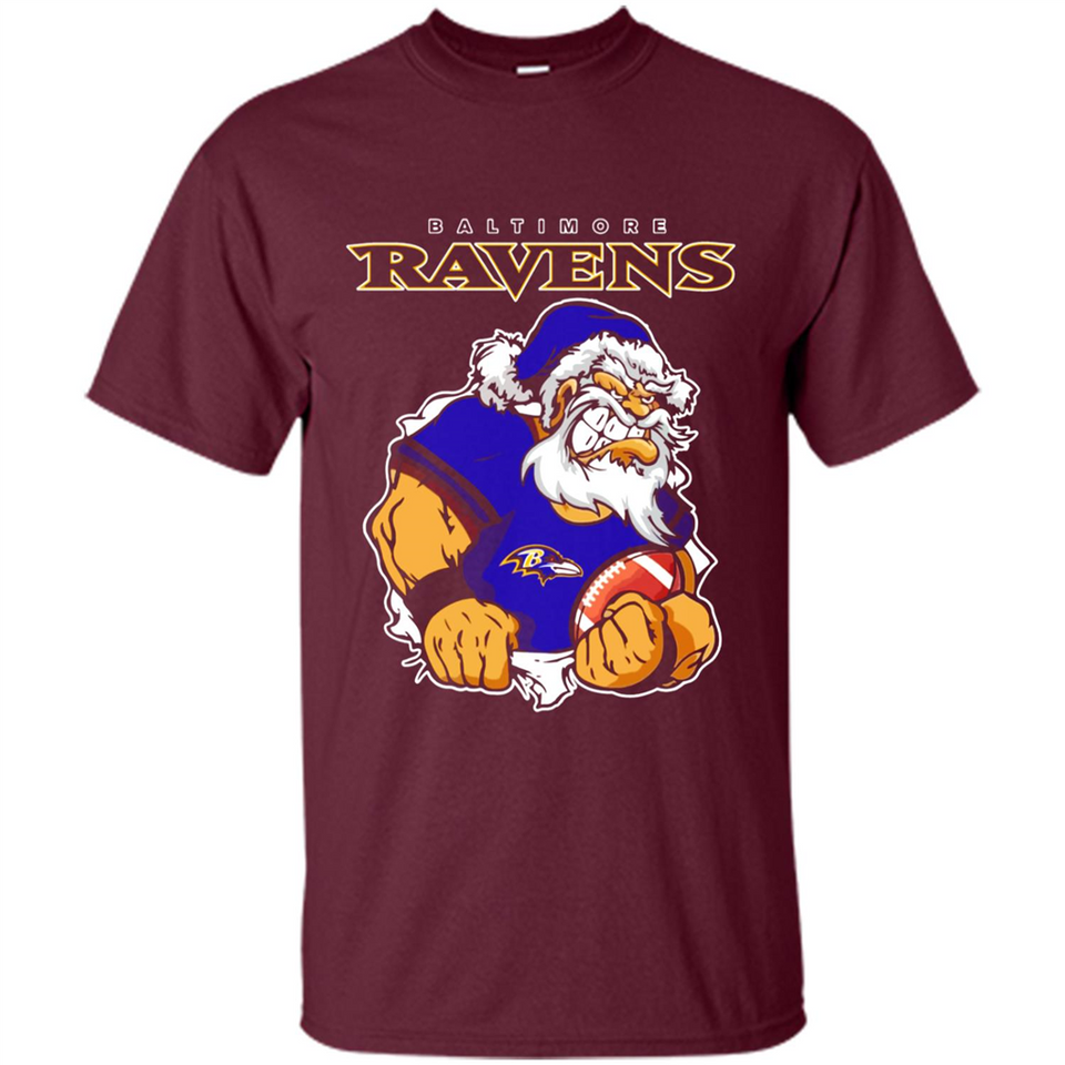 Grumpy Santa Claus Baltimore Ravens Football Team PINGPONG