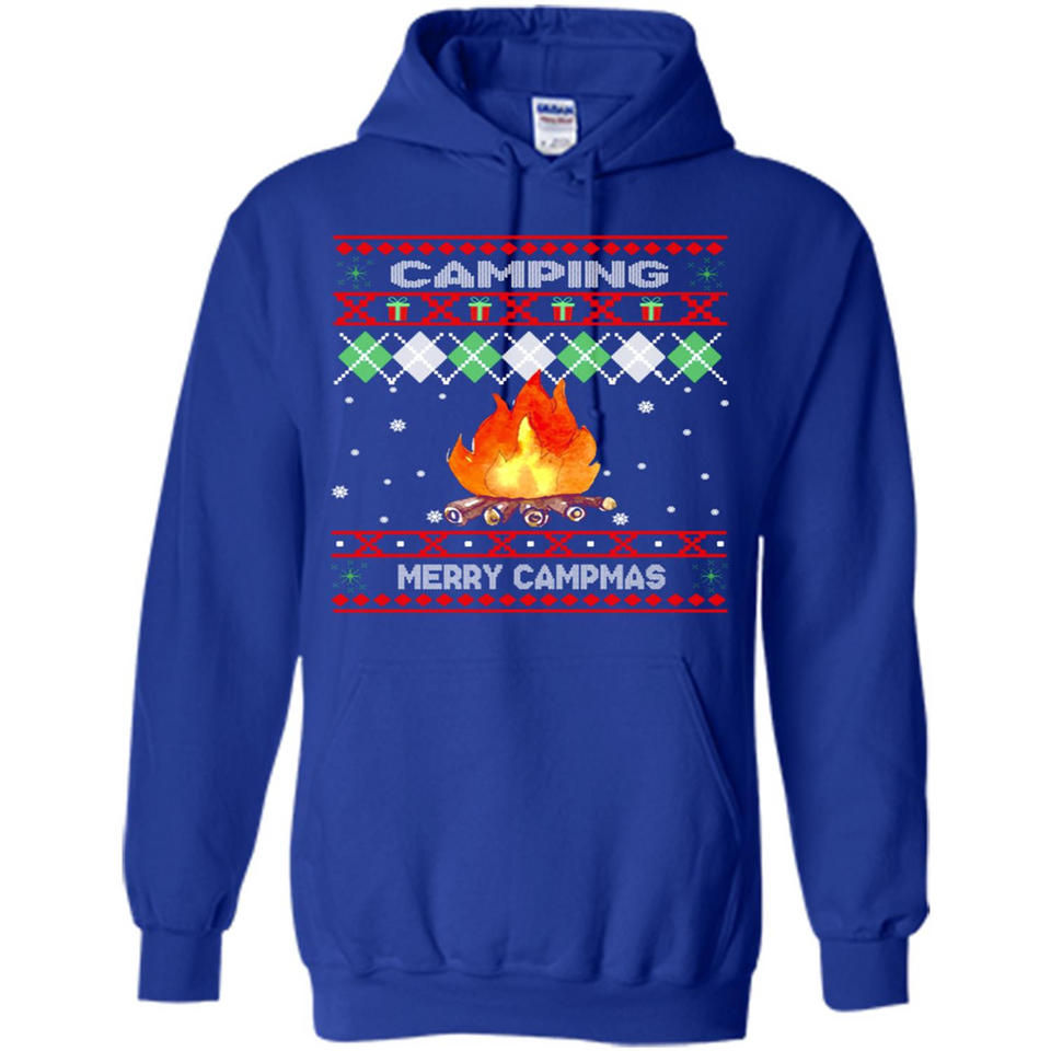 Merry Campmas Ugly Christmas - Hoodie
