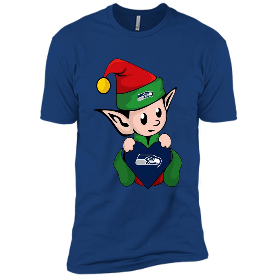 Seattle Seahawks ELF Elves Grinch Santa Claus